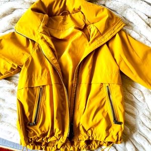 Aritzia Bright Yellow Windbreaker